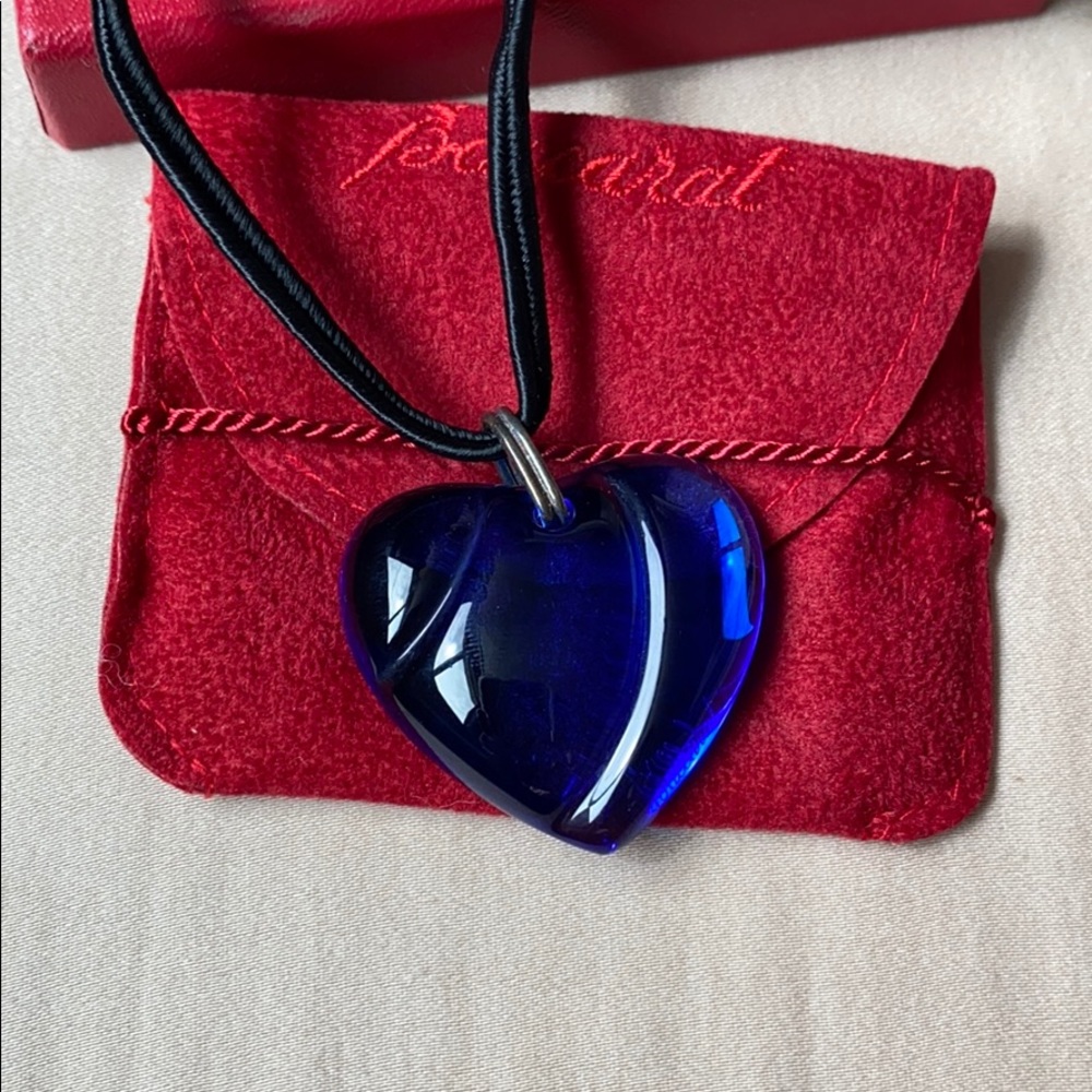 Baccarat pendant necklace